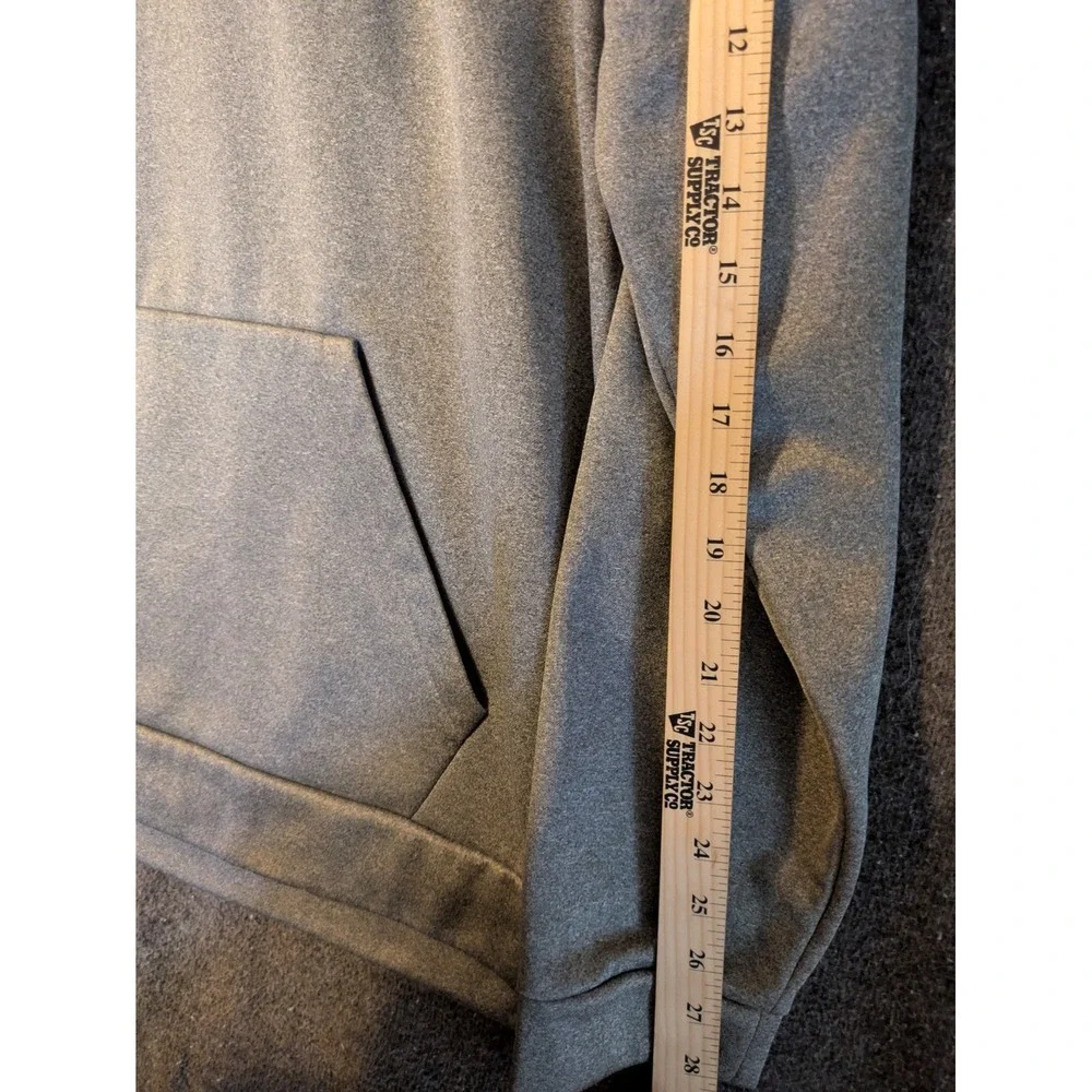 Nike Dri-FIT Hoodie Mens XXLTGray Pullover High Neck Zip Pocket Running Athletic